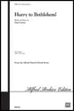 Hurry to Bethlehem SATB choral sheet music cover